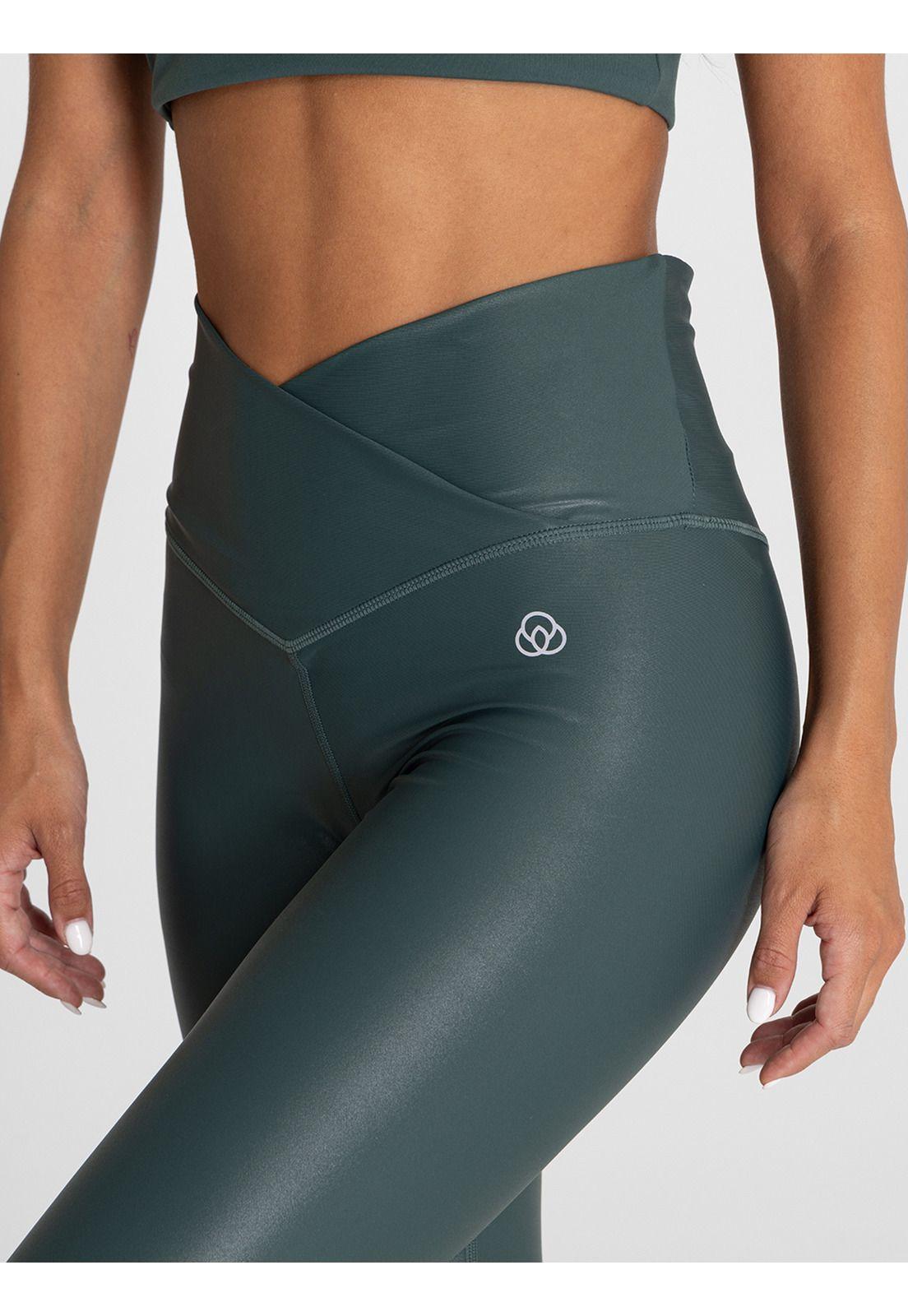 Calza tiro alto Mujer Hr Ankle Legg Eva II Verde-8