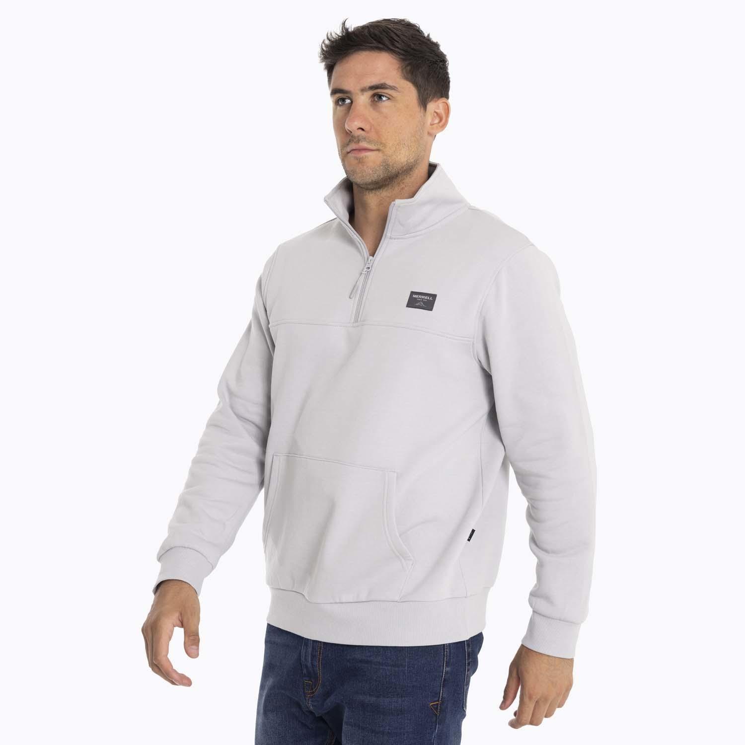 Poleron Hombre Delaware Gris claro Merrell-0