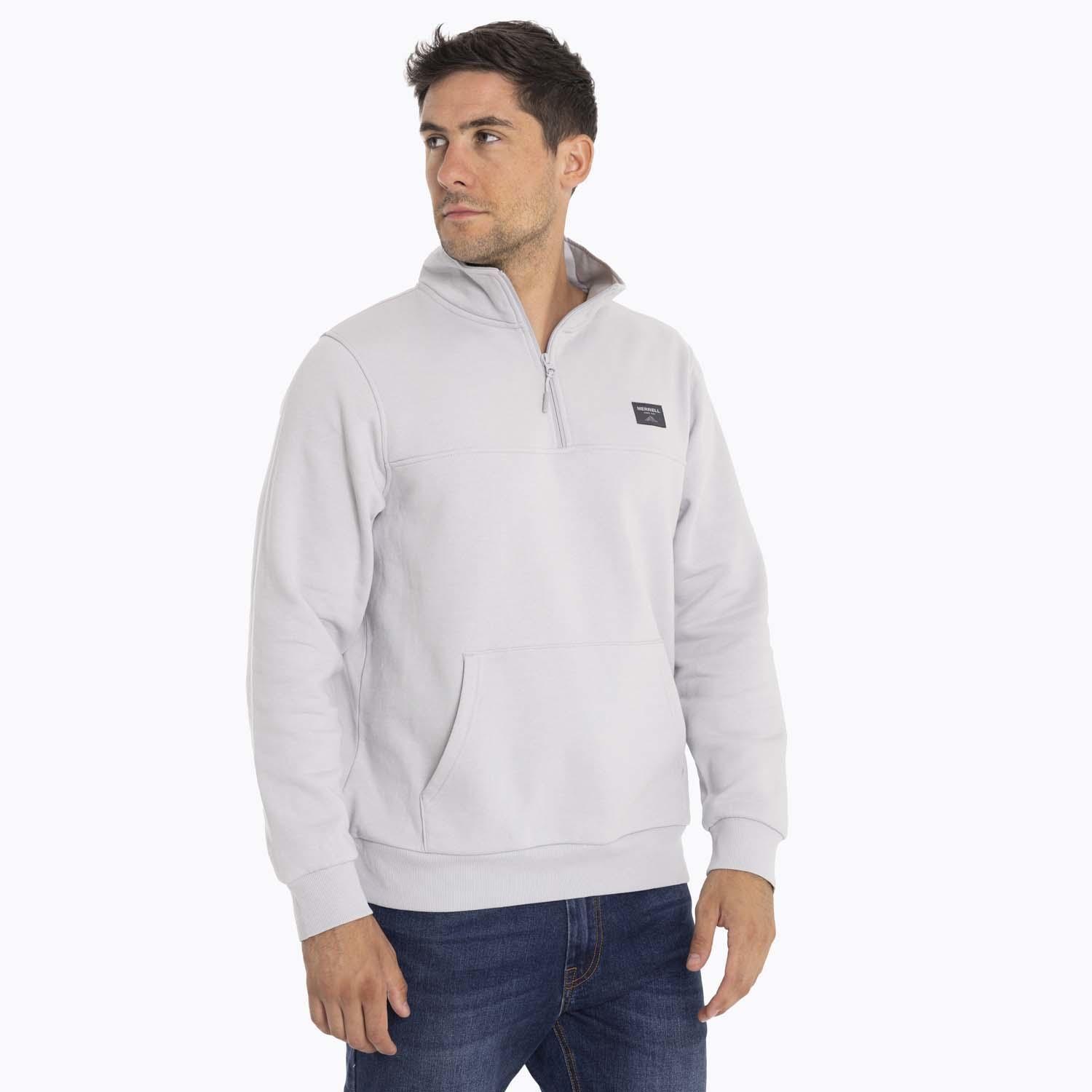 Poleron Hombre Delaware Gris claro Merrell-1