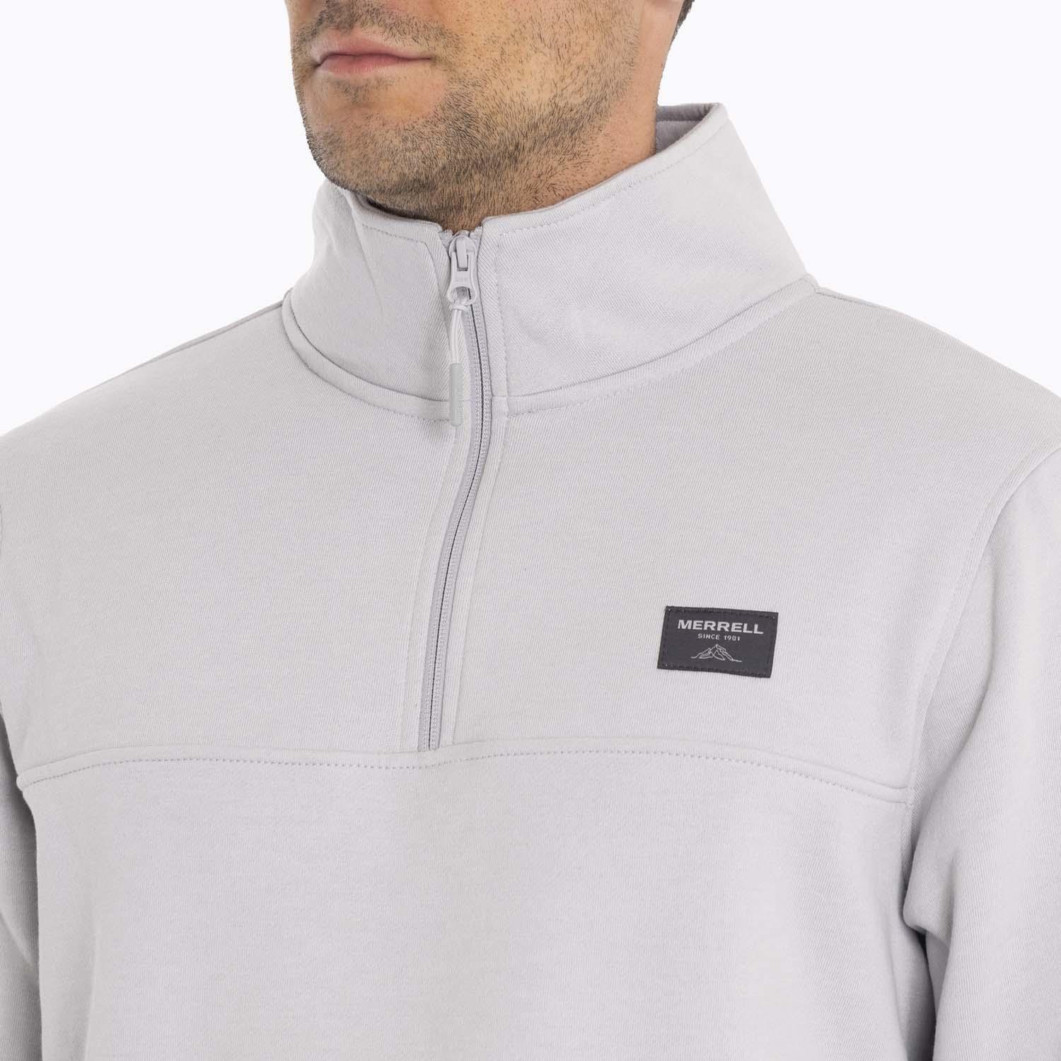 Poleron Hombre Delaware Gris claro Merrell-4