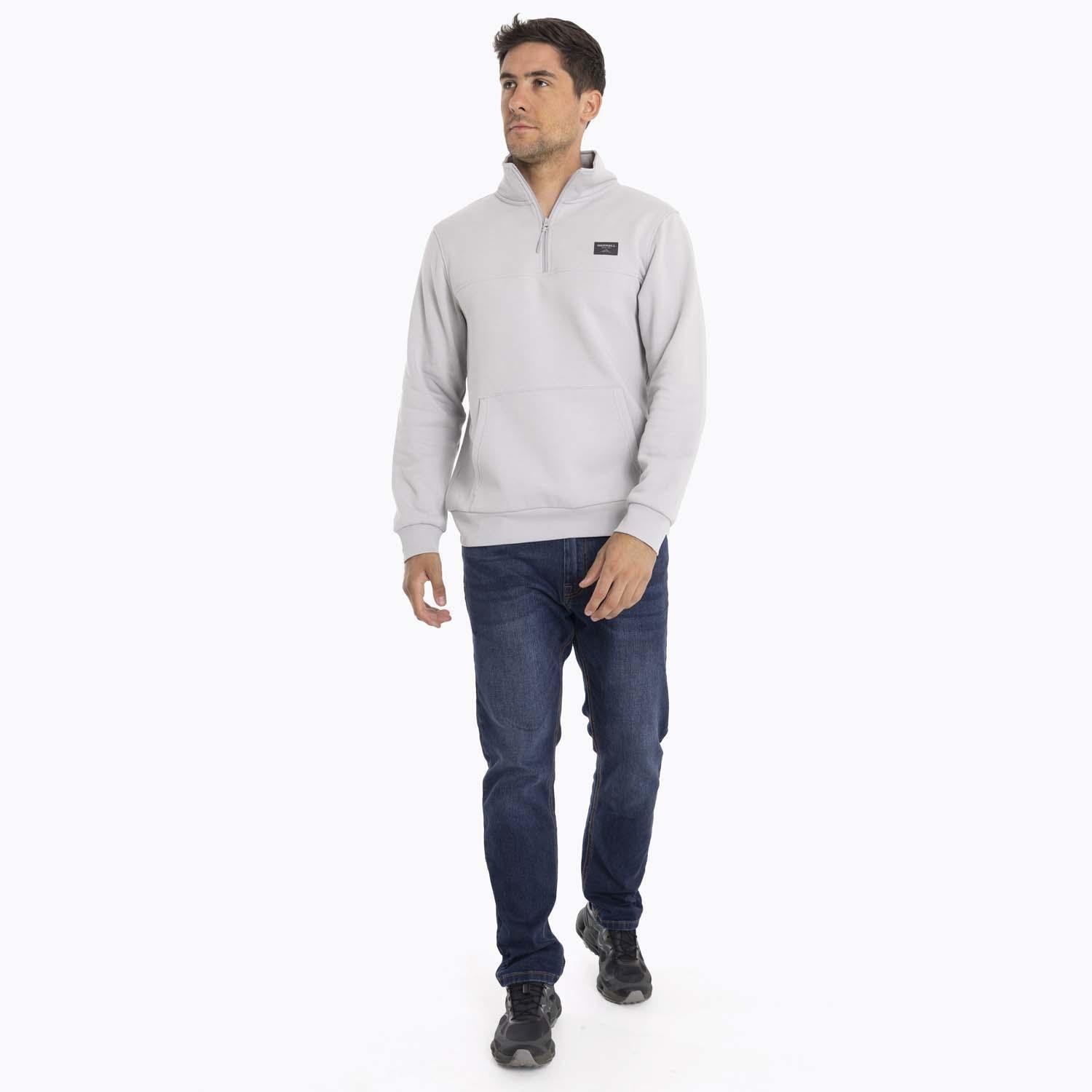 Poleron Hombre Delaware Gris claro Merrell-7
