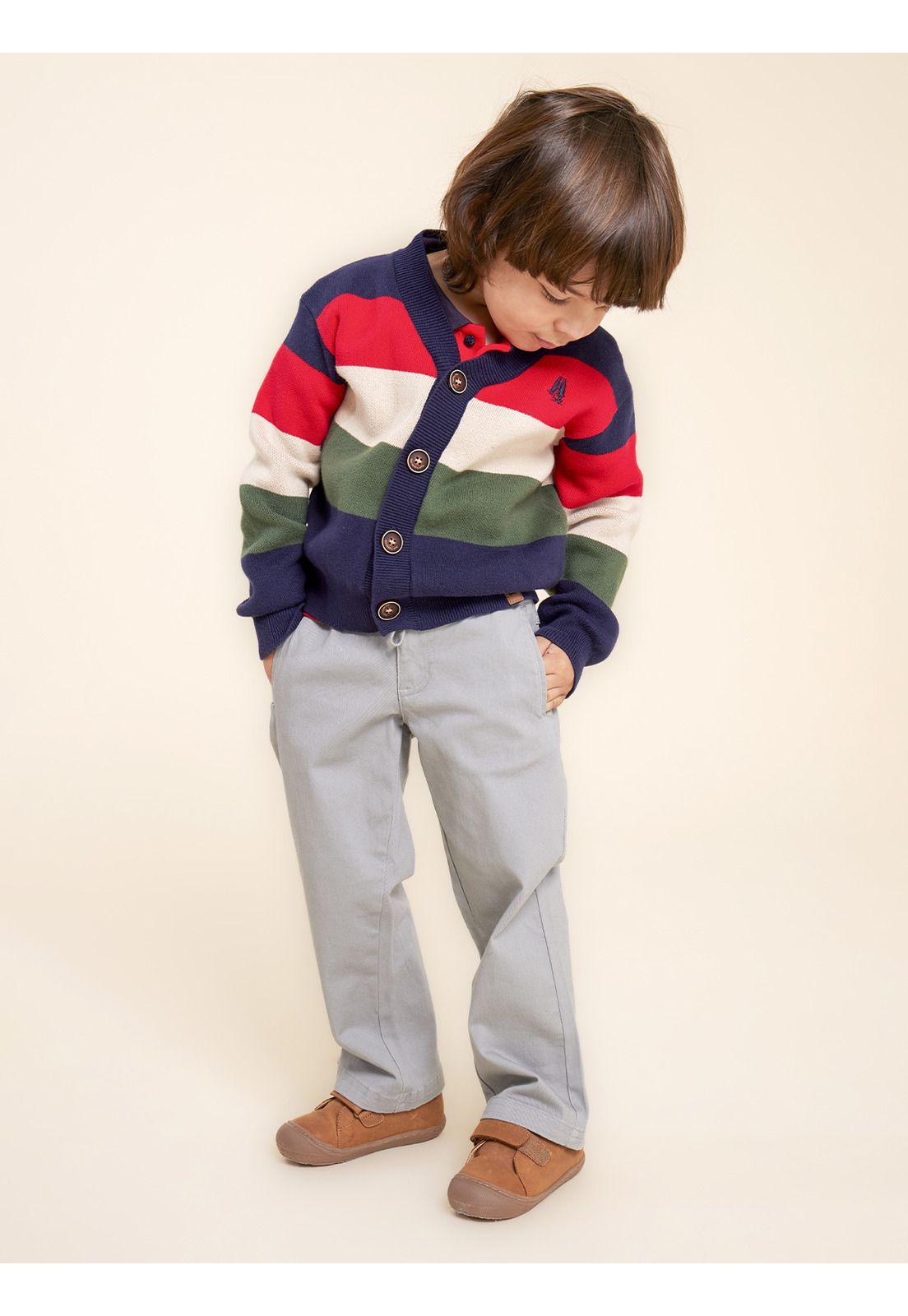Pantalón Niño Baco Gris-1