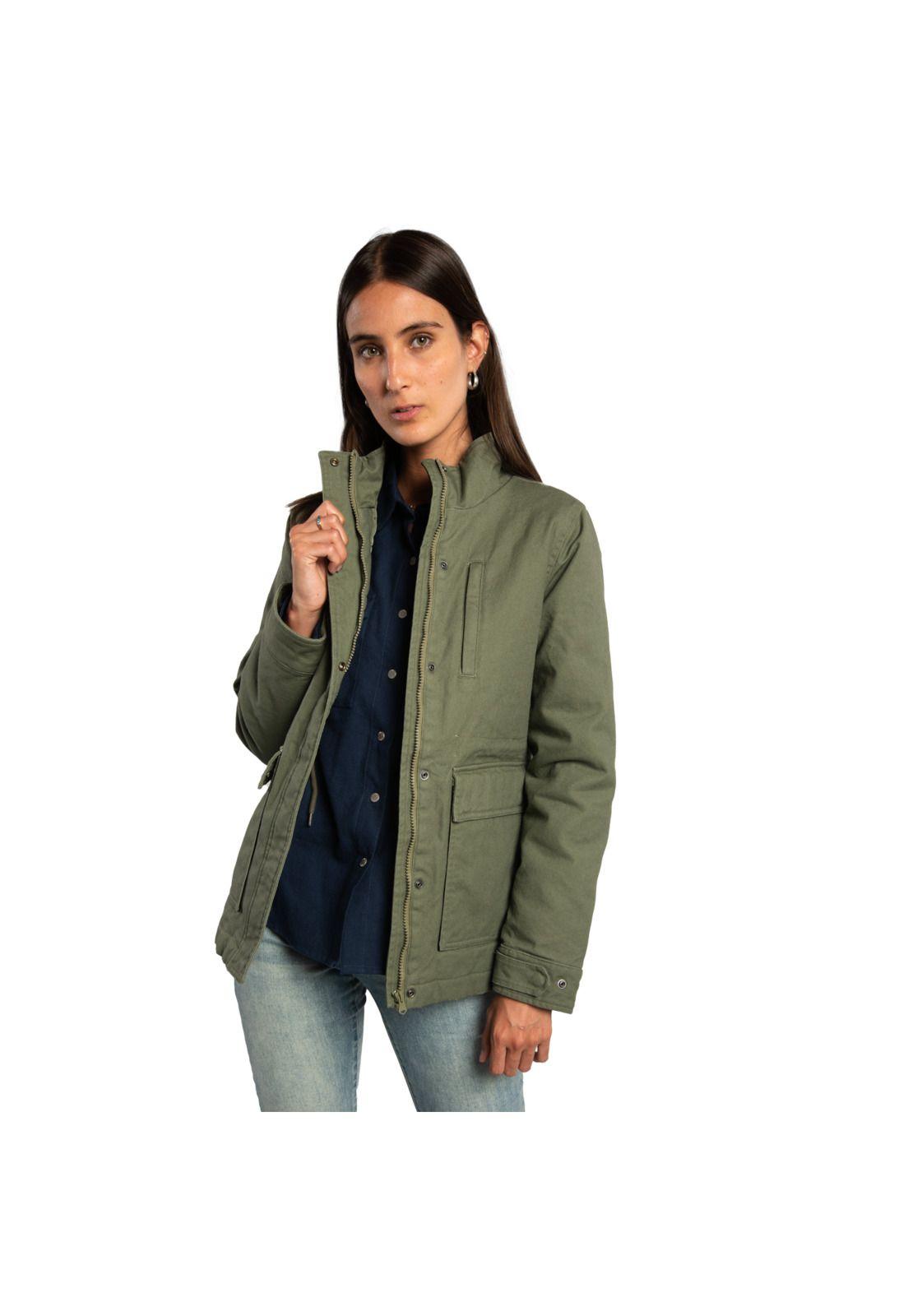 Chaqueta Mujer W Ins Cargo Jacket Verde Musgo-0