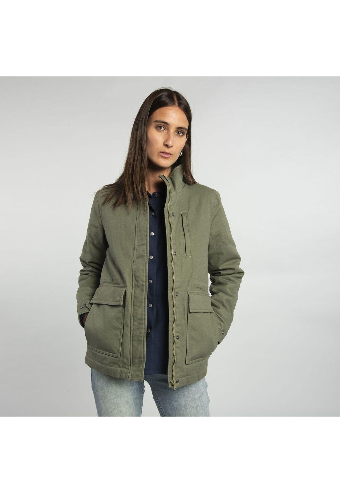 Chaqueta Mujer W Ins Cargo Jacket Verde Musgo-1