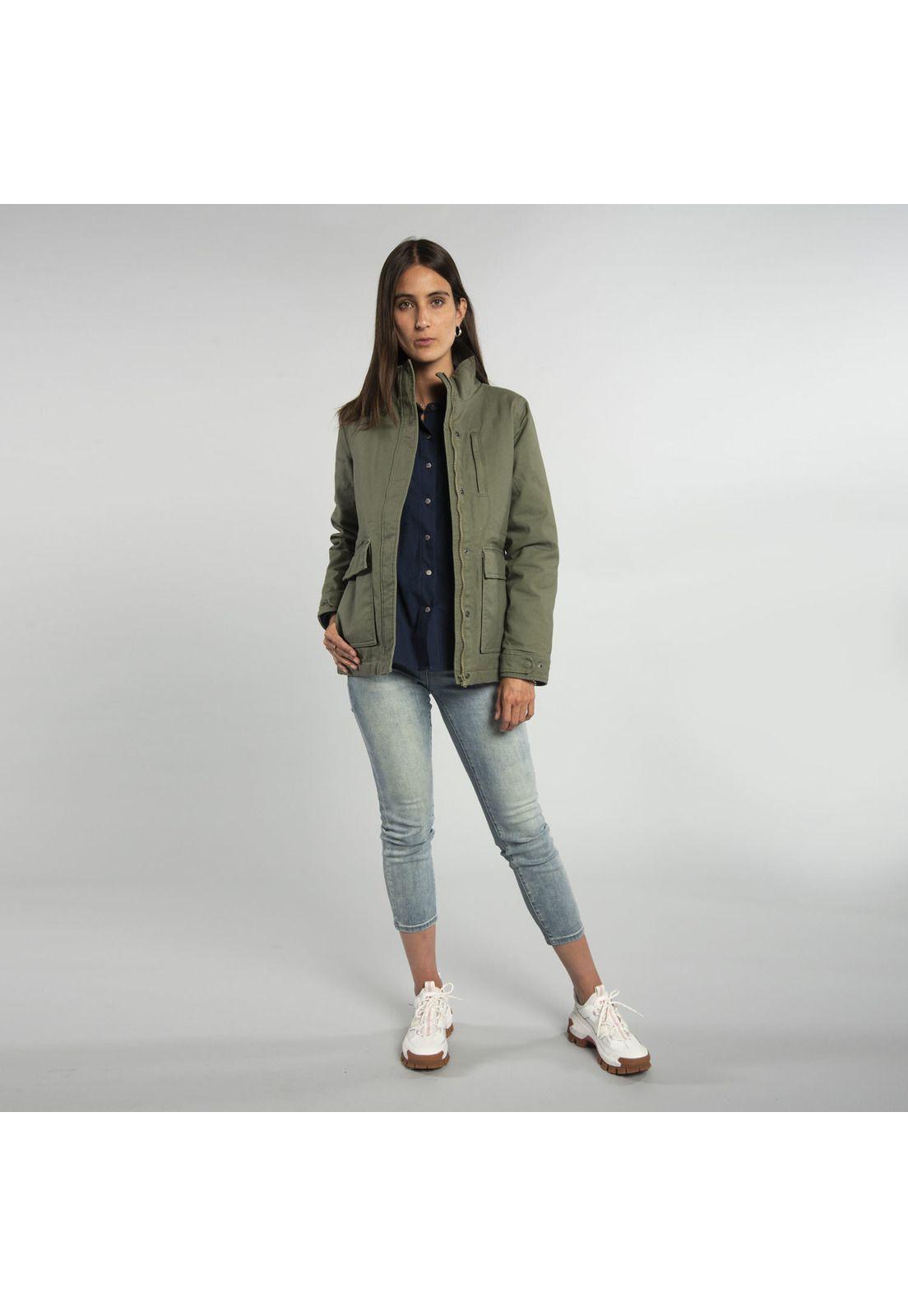 Chaqueta Mujer W Ins Cargo Jacket Verde Musgo-4
