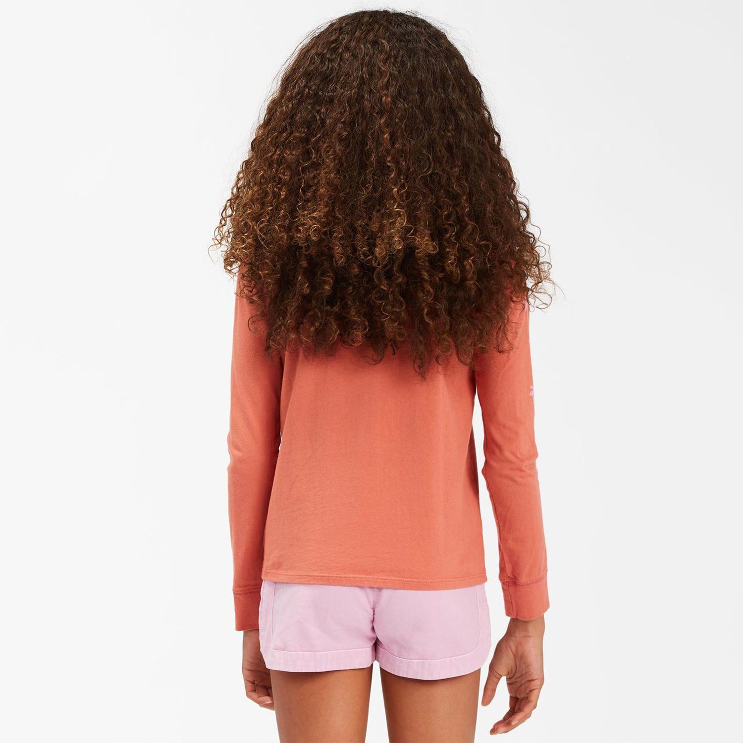 Polera M/L Niña Way Out West G Tees Coral-2