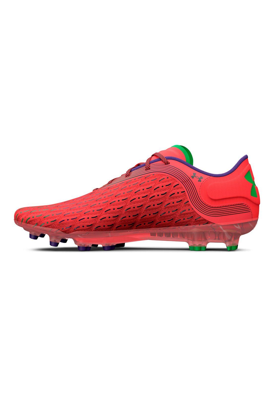 Zapatos de fútbol UA Magnetico Elite 3 FG hombre Rojo-1