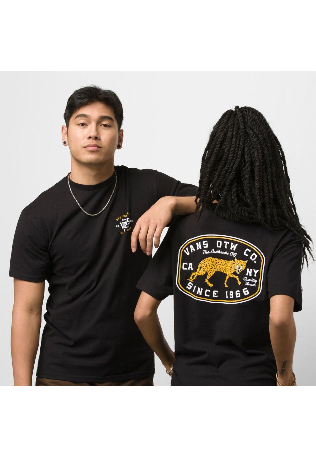 Polera M/C Hombre Mean Cat Ss Tee Negro-0