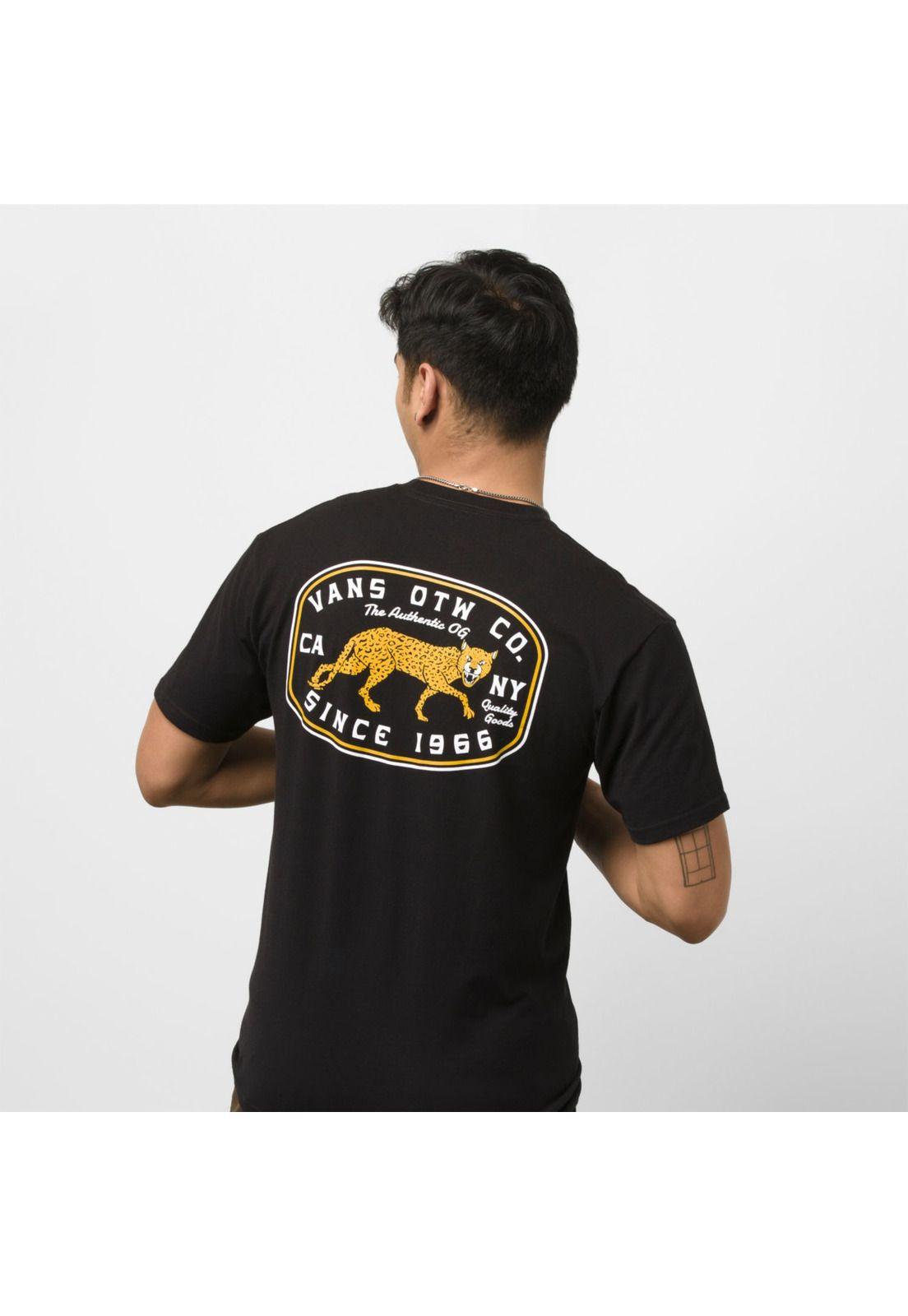 Polera M/C Hombre Mean Cat Ss Tee Negro-4