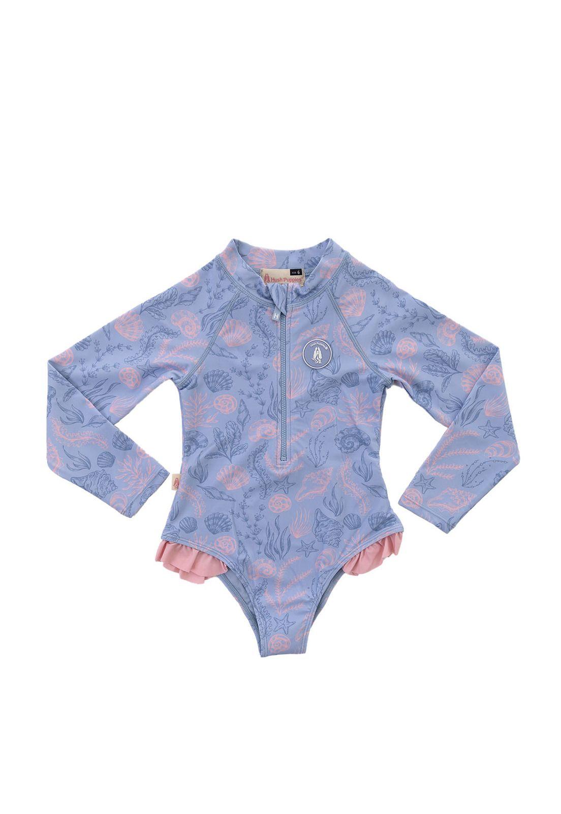 Traje De Baño Niña Miranda Celeste-0