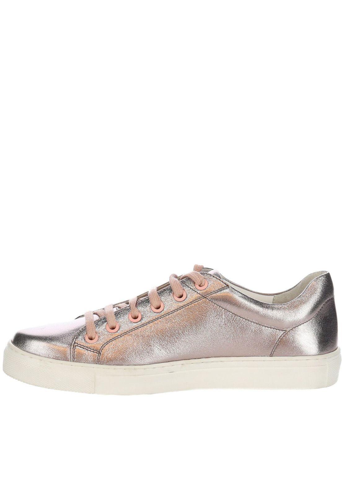 Zapatilla Cuero Distraction Plateado-4