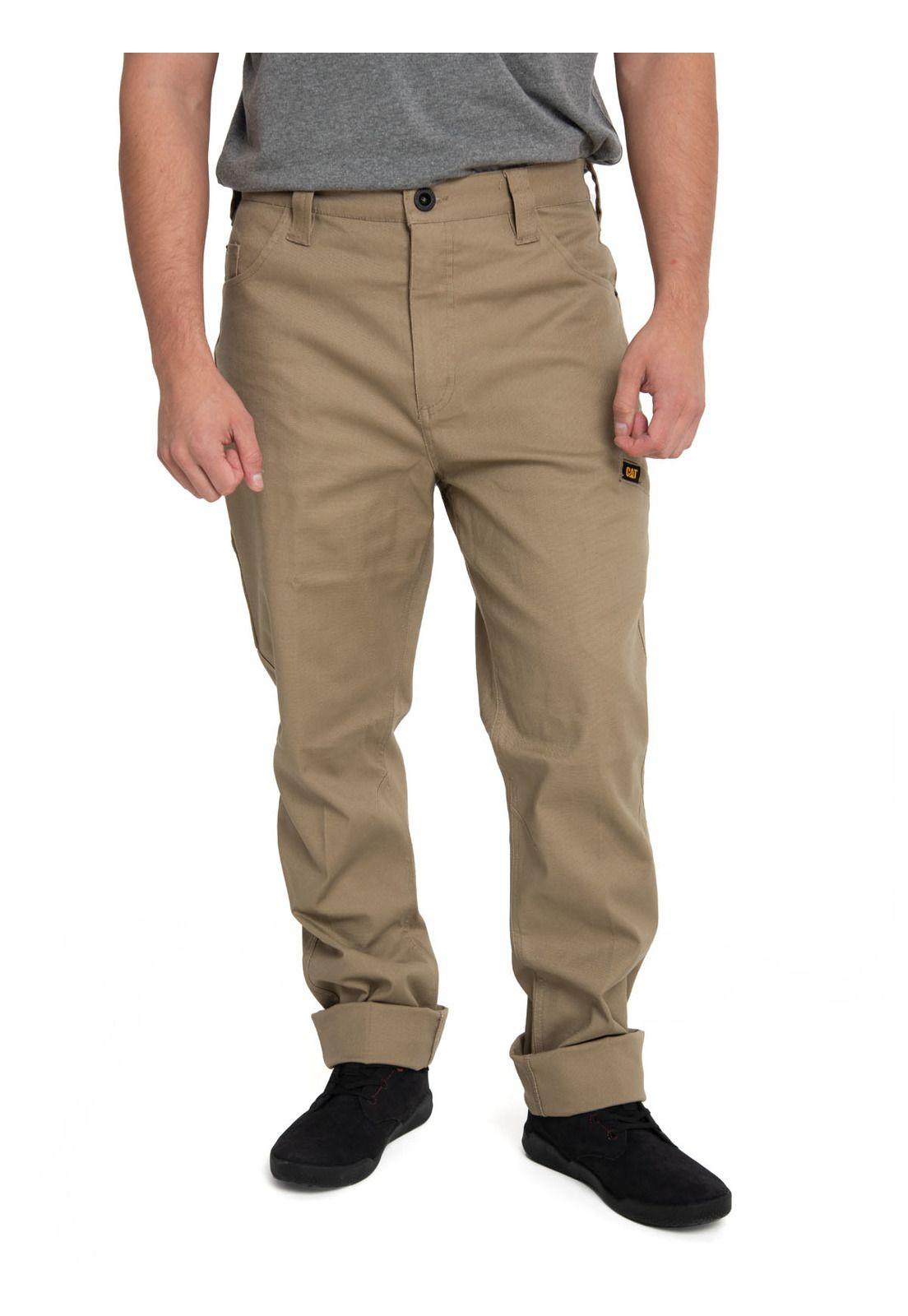 Pantalón Hombre Stretch Canvas Utility Café-0