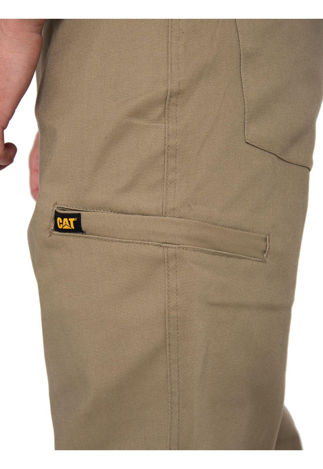 Pantalón Hombre Stretch Canvas Utility Café-4