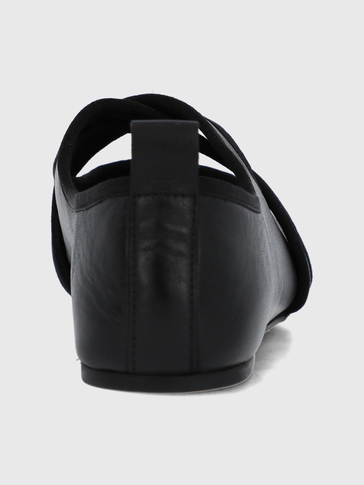 Ballerina Cuero Mujer Lales Negro-6