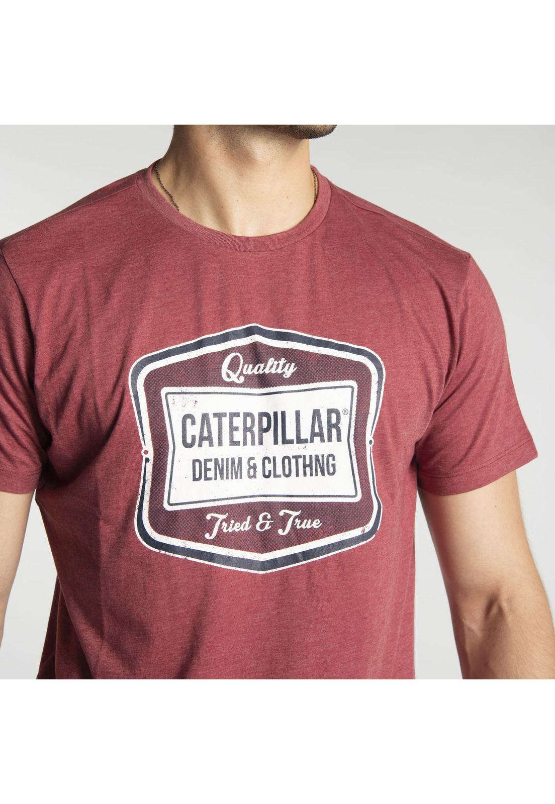 Polera M/C Hombre Fdtn Dry Goods Tee Burdeo-3