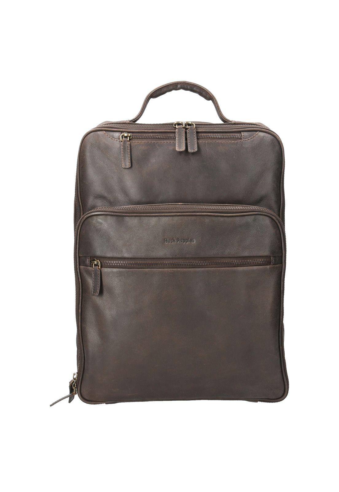 Maletín Cuero Unisex Th Dann Back Café-0