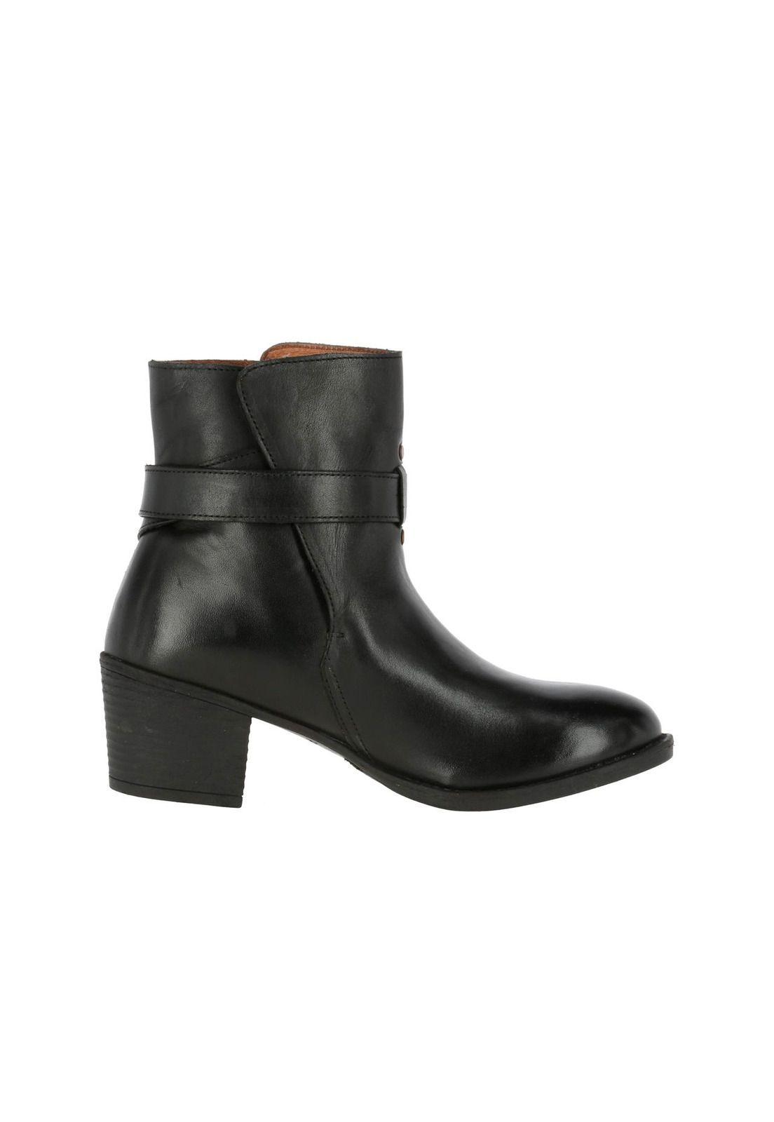 Botin Cuero Mujer Juno Negro-3