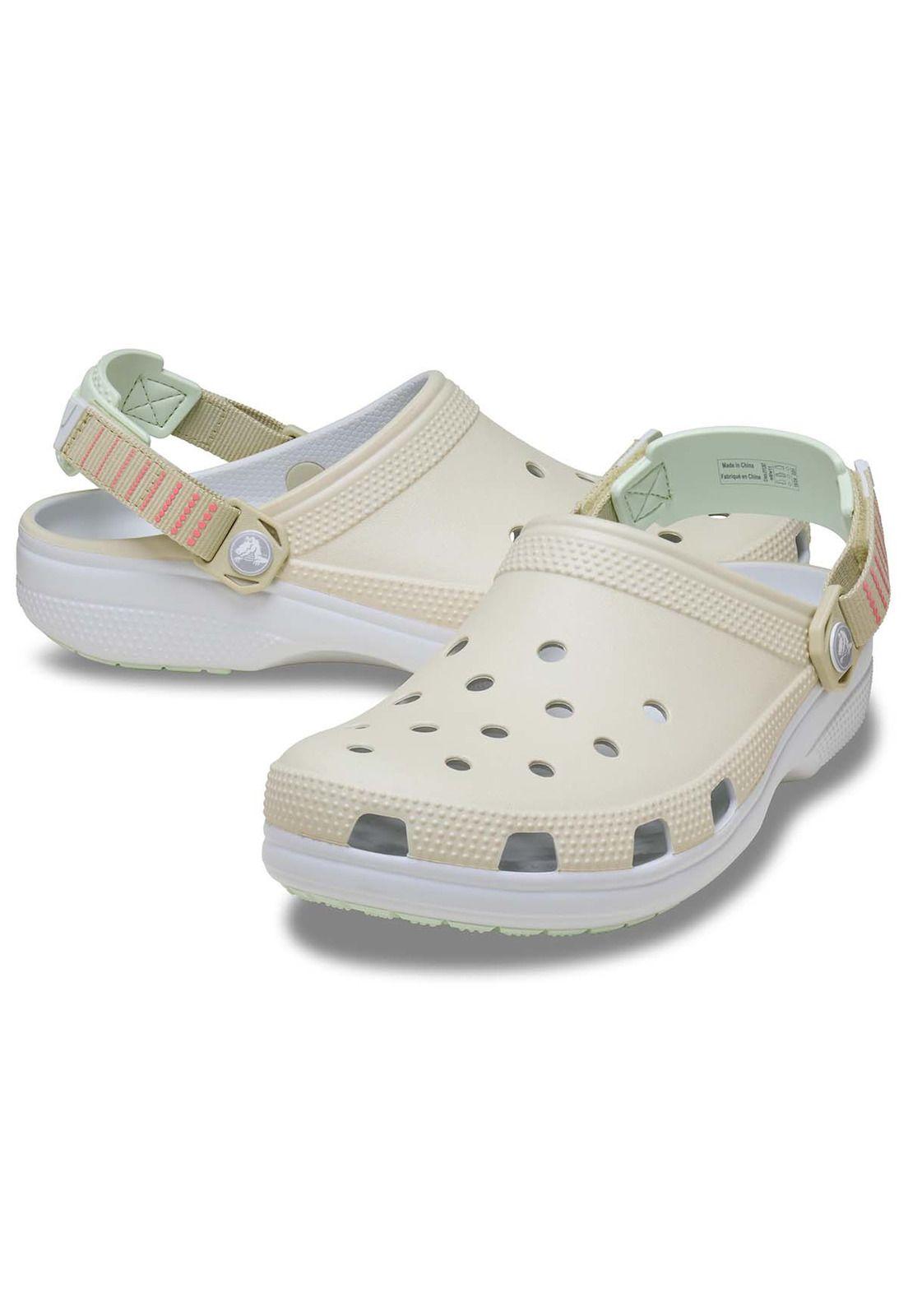 Zueco Crocs Unisex Classic Turbo Beige-3