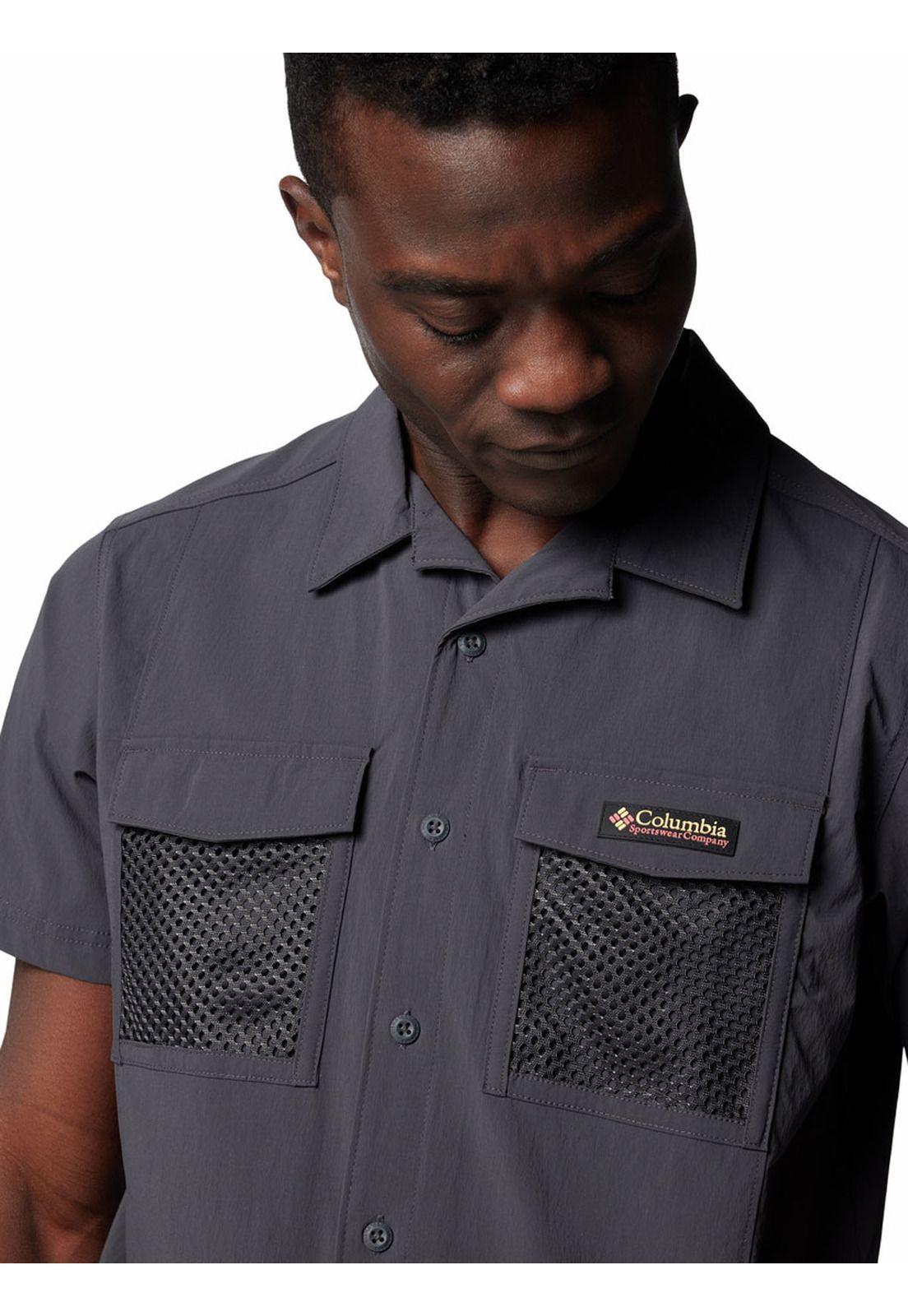 Camisa Hombre Landroamer Ripstop Gris-3