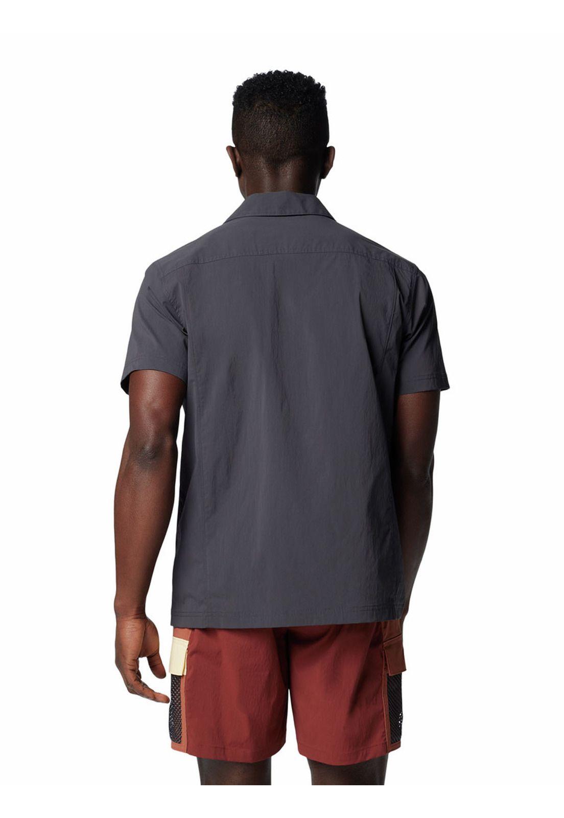 Camisa Hombre Landroamer Ripstop Gris-4