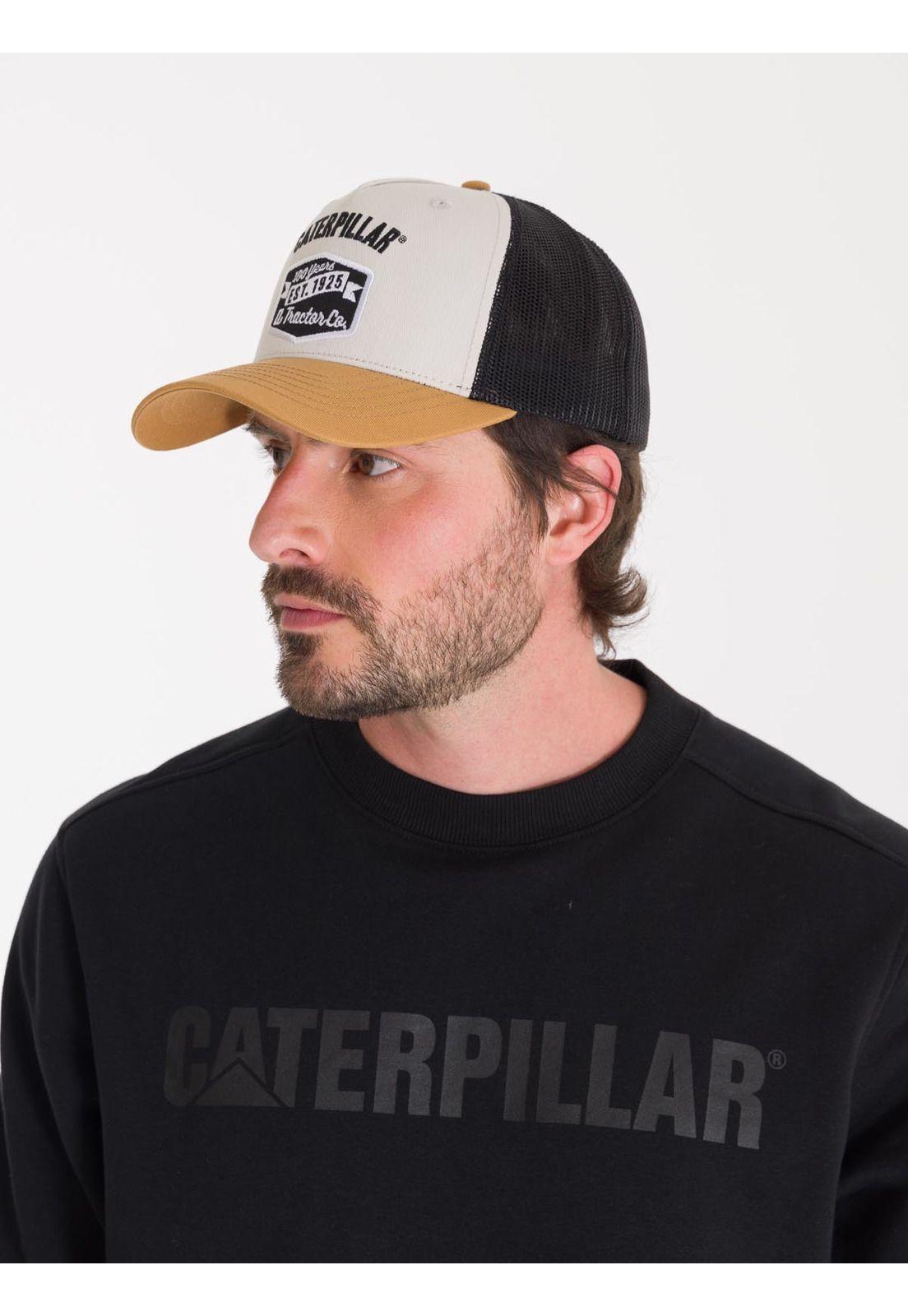 Jockey A Tractor Co 5-Panel Trucker Hombre Blanco-1