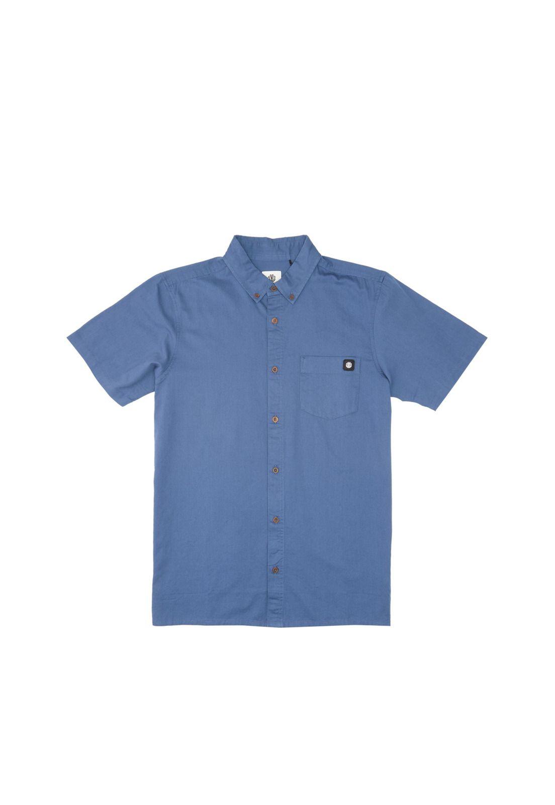 Camisa M/C Hombre Passport M Wvtp Azul-0