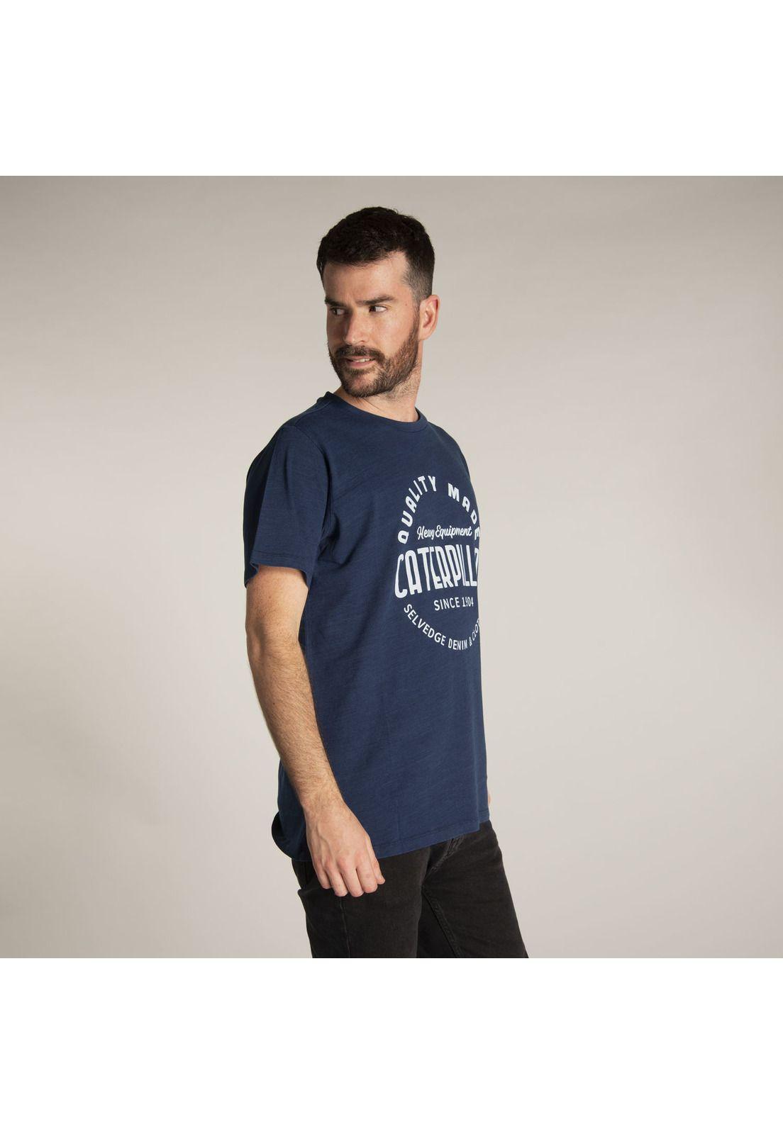 Polera M/C Hombre Self Edge Quality Ma Azul-1