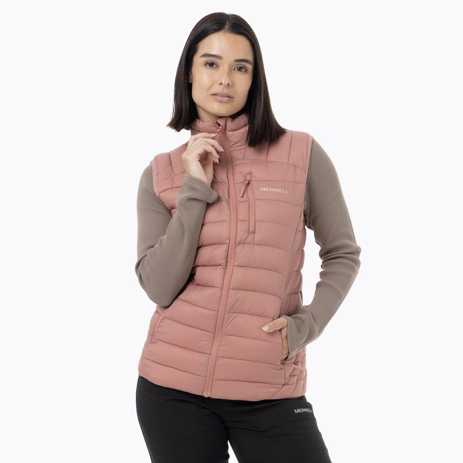 Parka Sin Mangas Nylon Mujer Innoko Rosado-1