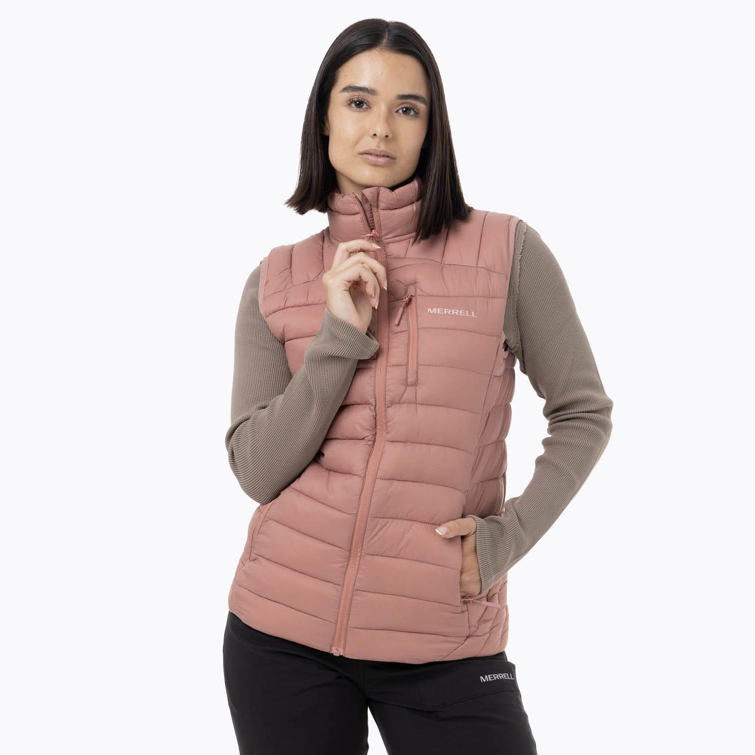 Parka Sin Mangas Nylon Mujer Innoko Rosado-3