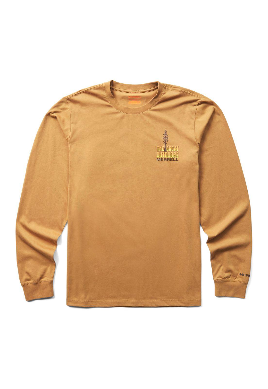 Polera Hombre Great Outdoors Mostaza-0
