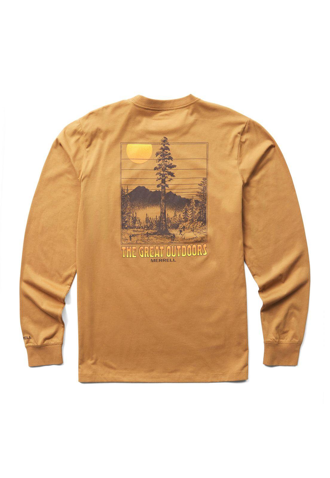 Polera Hombre Great Outdoors Mostaza-1
