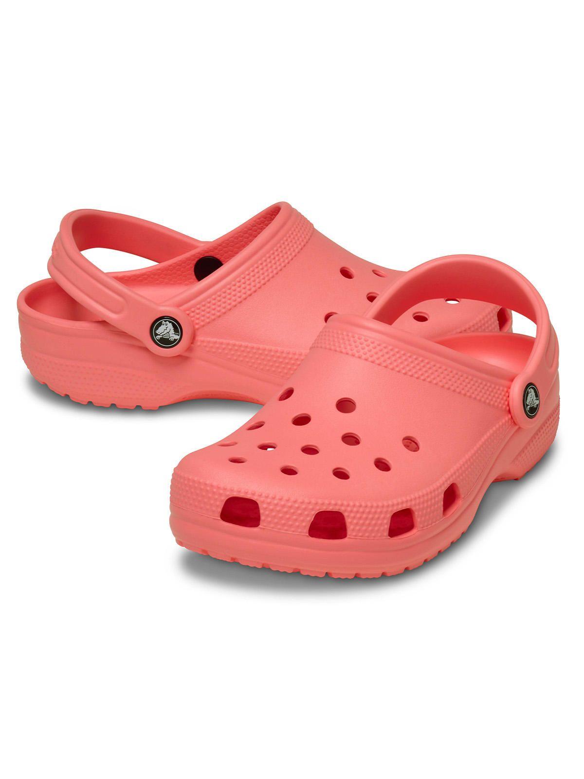 Zueco Crocs Unisex Classic Clog Rosa Sandía-3
