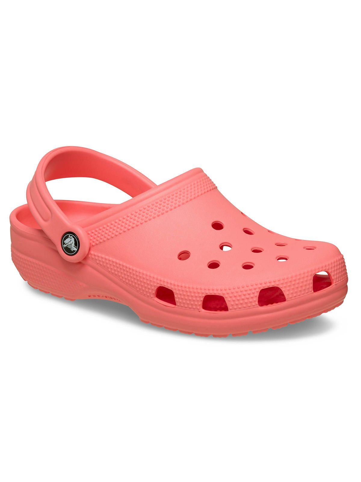Zueco Crocs Unisex Classic Clog Rosa Sandía-5