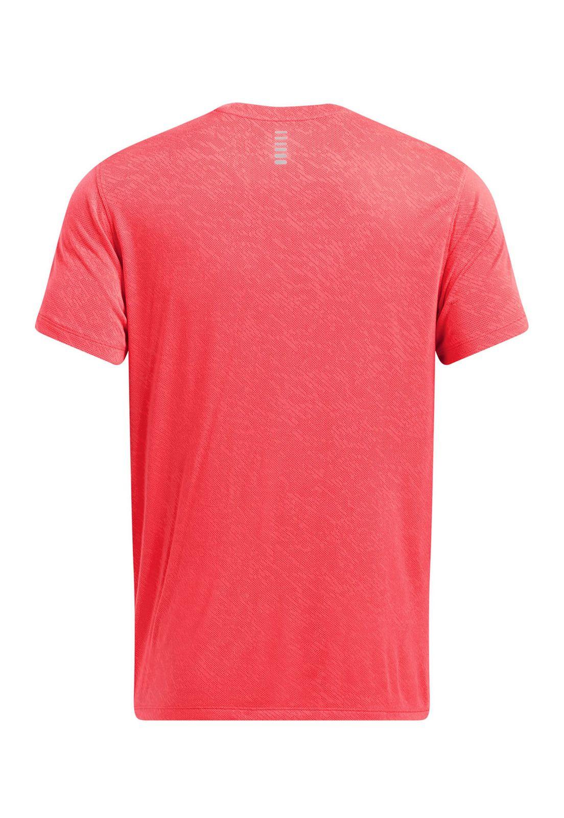 Polera manga corta Launch Camo hombre Rojo-1