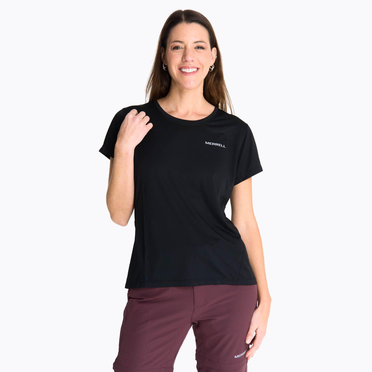 Polera Manga Corta Mujer Kiore Negro -0