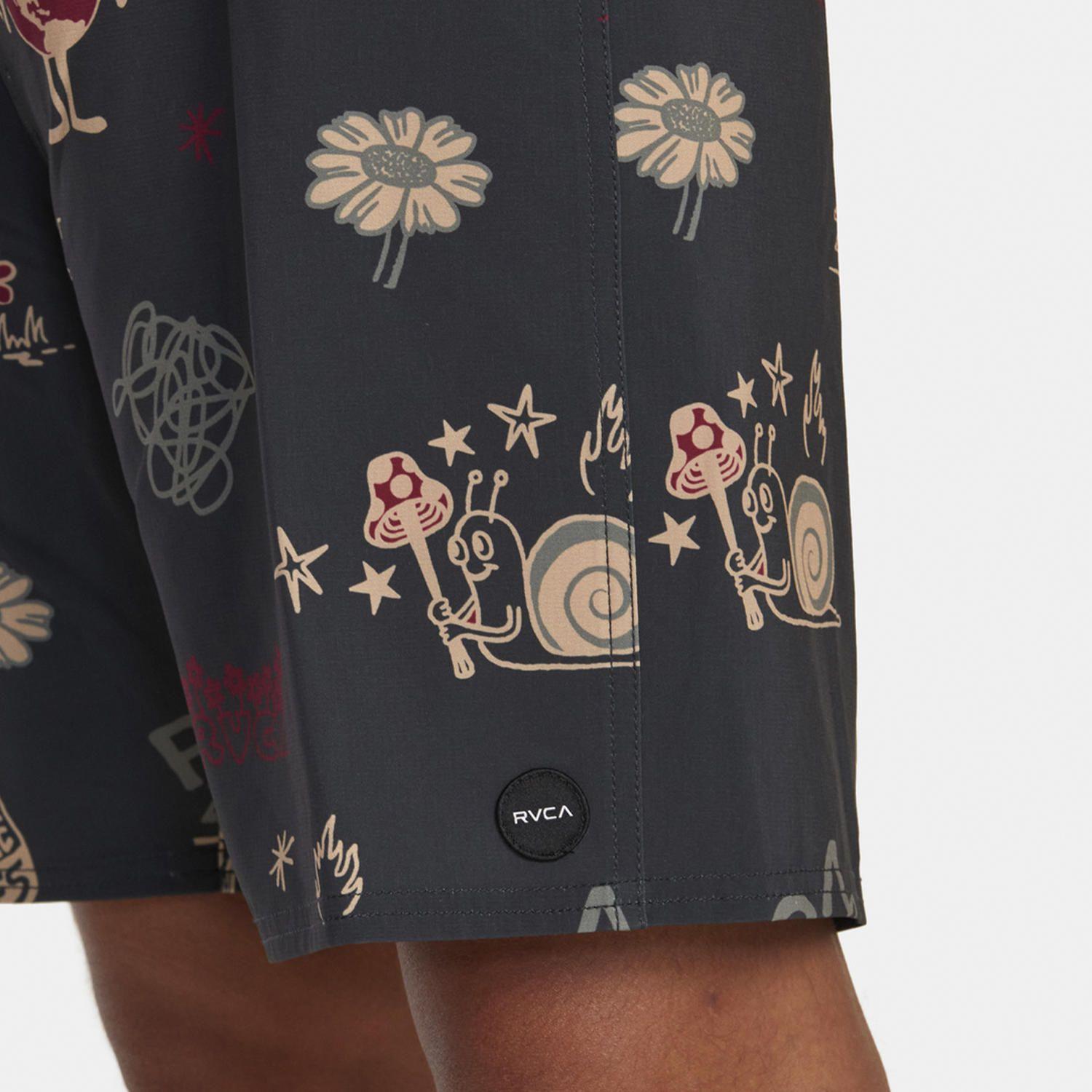 Traje De Baño Vapigmentprntbdsh Negro Hombre-3