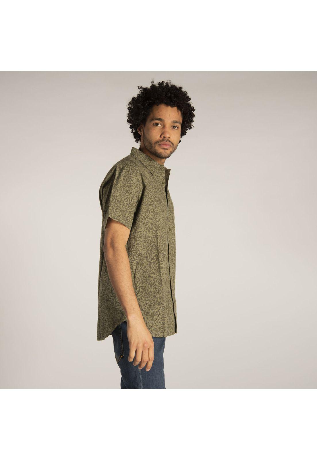 Camisa M/C Hombre Foundation S/S Ao Sh Verde-1