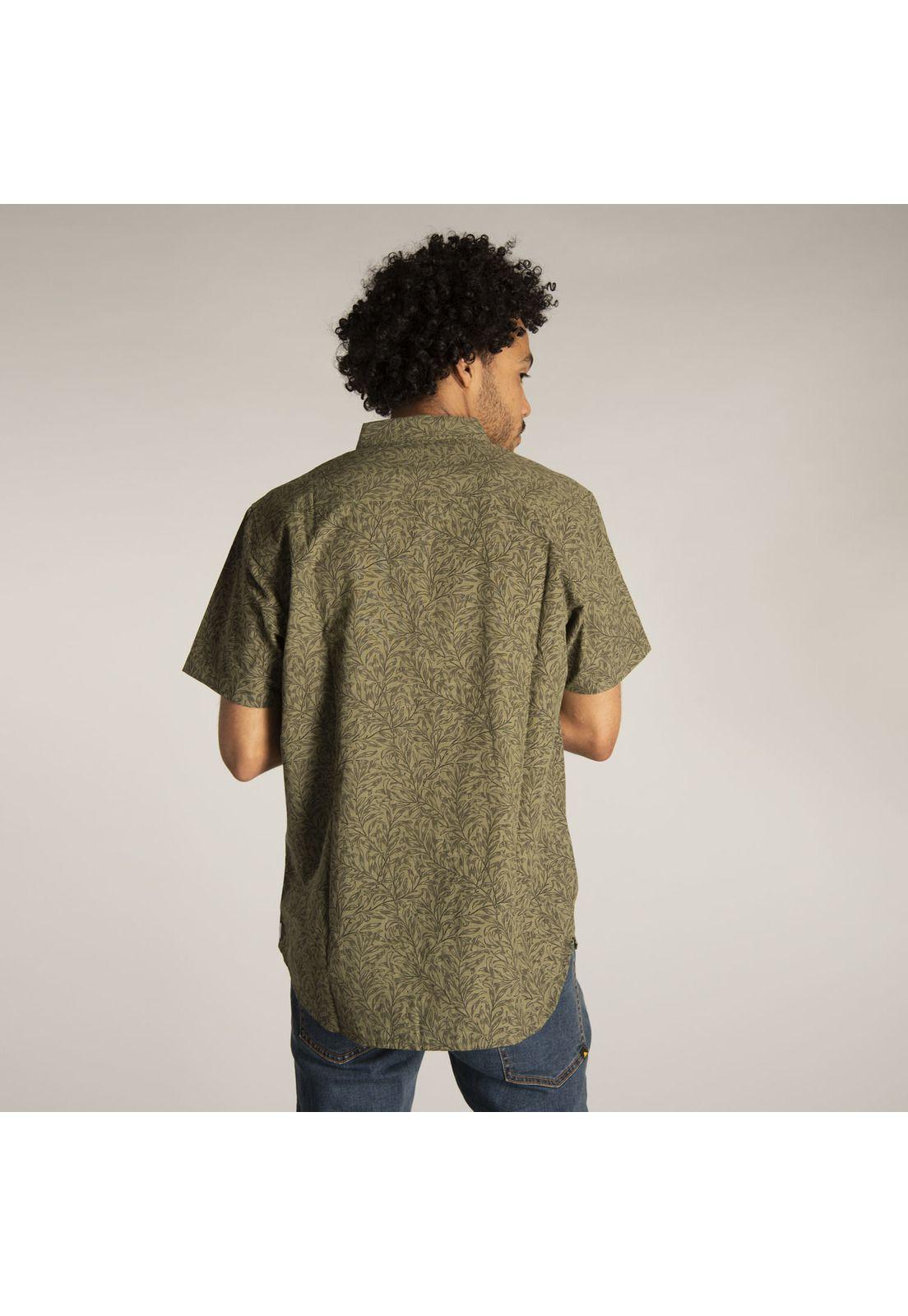 Camisa M/C Hombre Foundation S/S Ao Sh Verde-2