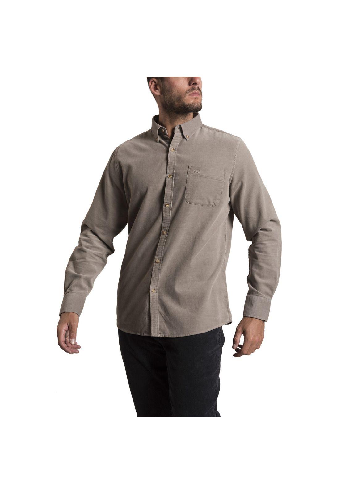 Camisa Corduroy Rockford Gris-0