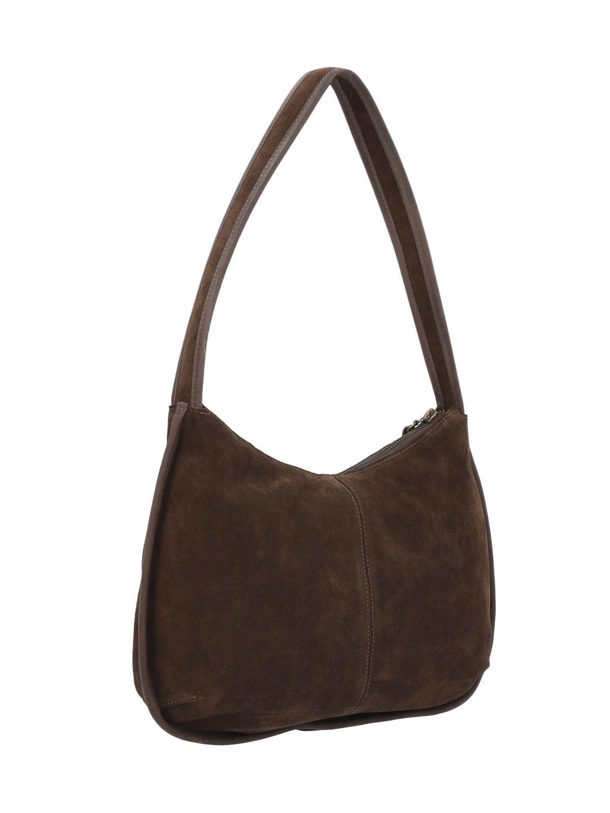 Cartera Cuero Mujer Lara Hobo Chocolate-4