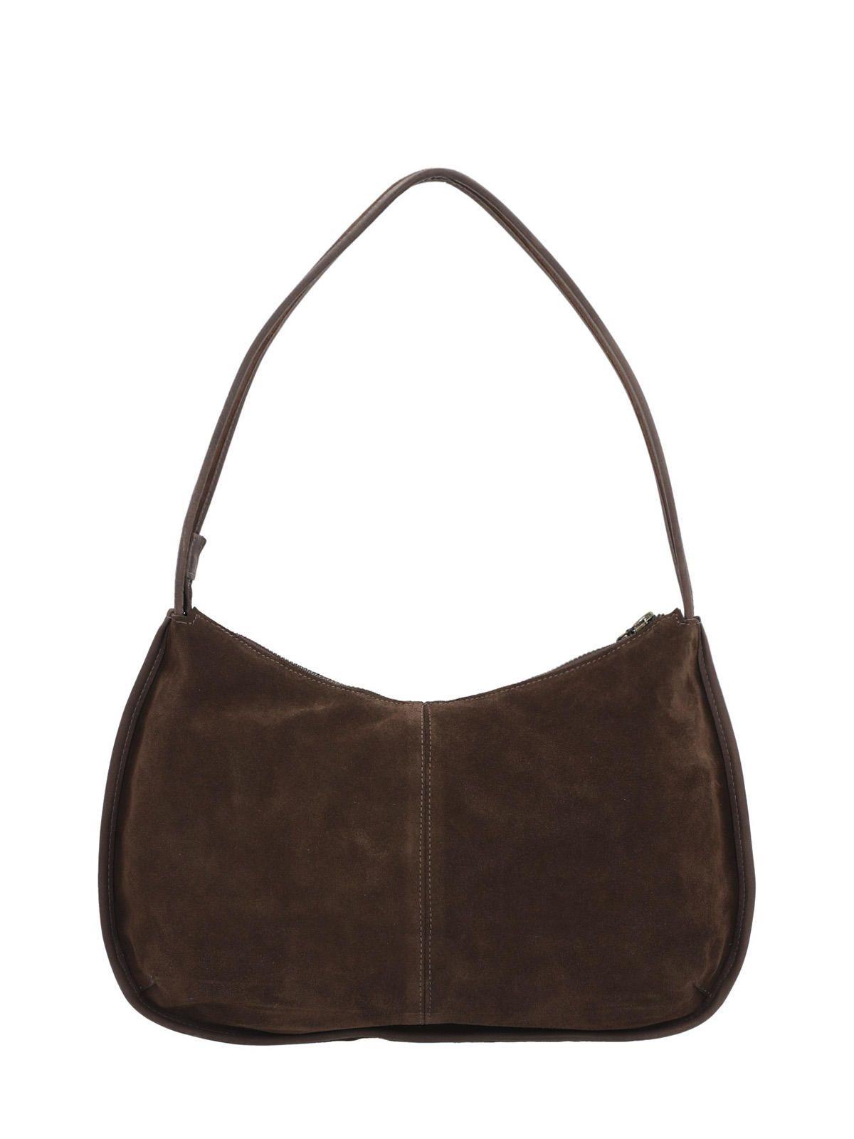 Cartera Cuero Mujer Lara Hobo Chocolate-5
