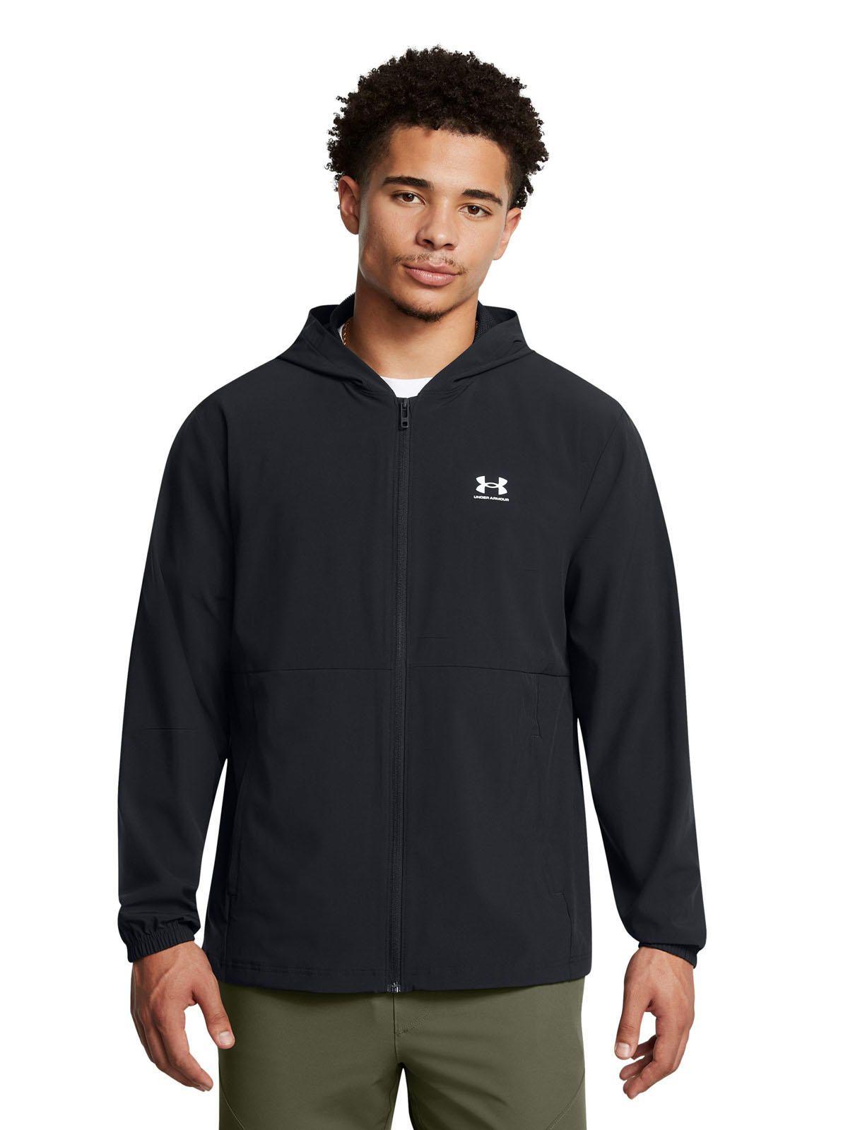 Cortavientos UA Vibe para hombre Negro-0