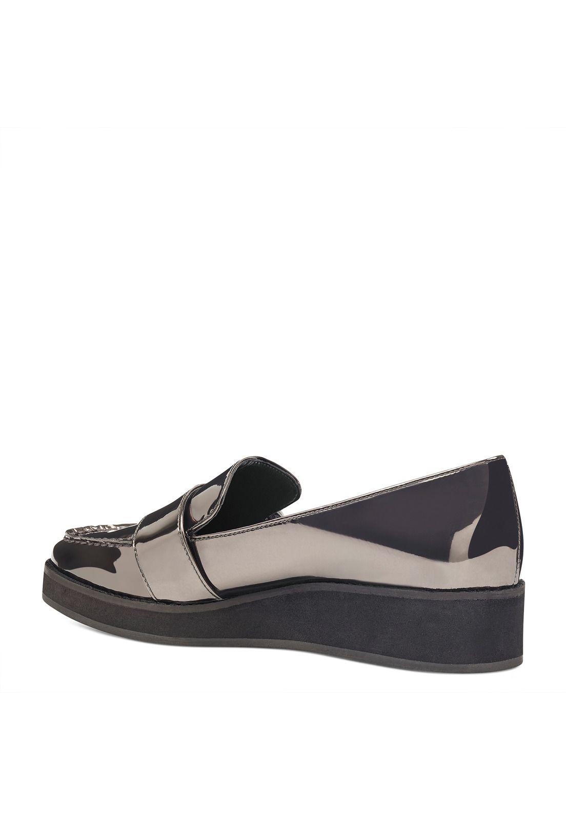 Mocasin Keppme Plateado Mujer-4