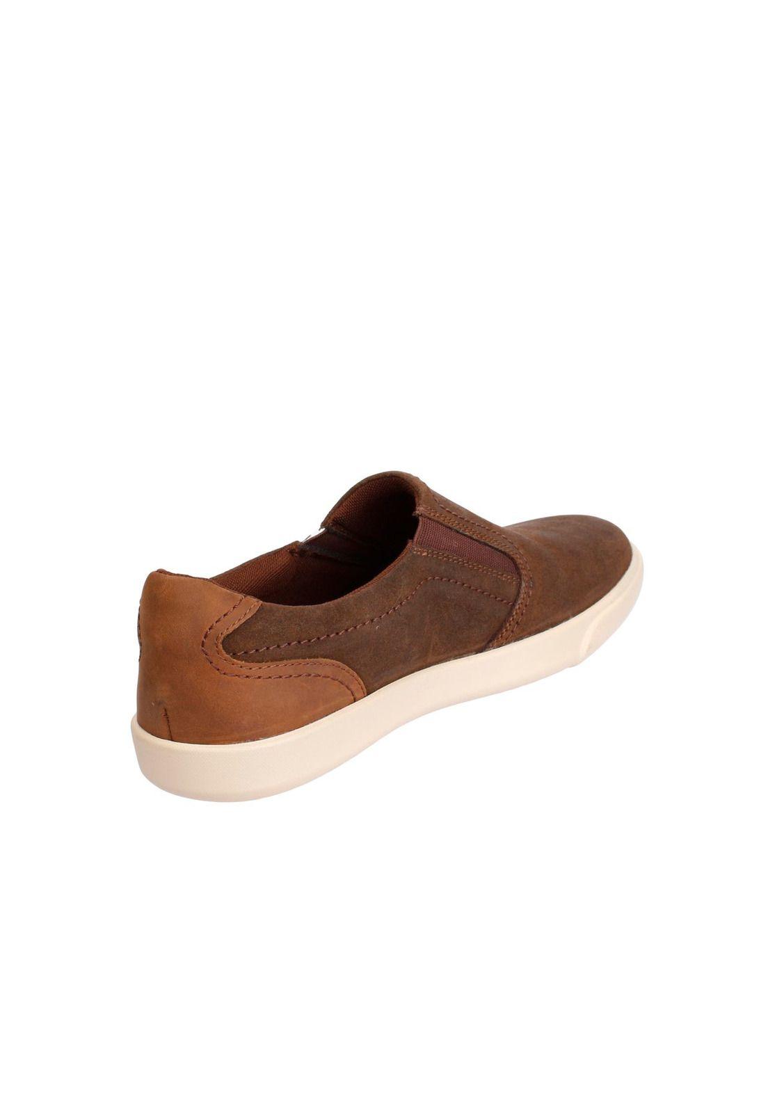 Slip On Cuero Mullen Café-4