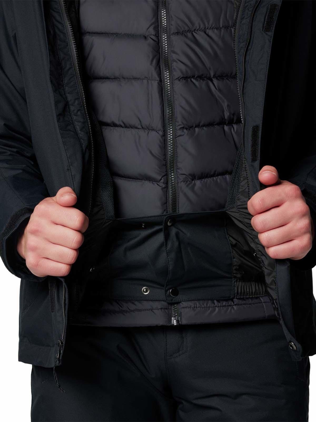 Parka impermeabl Hombre Whirlibird V Ski Negro-6