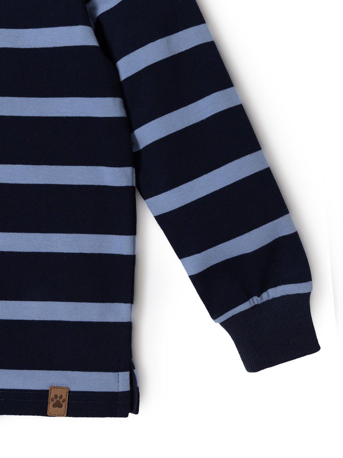 Polera Manga Larga Niño Timber Azul-4