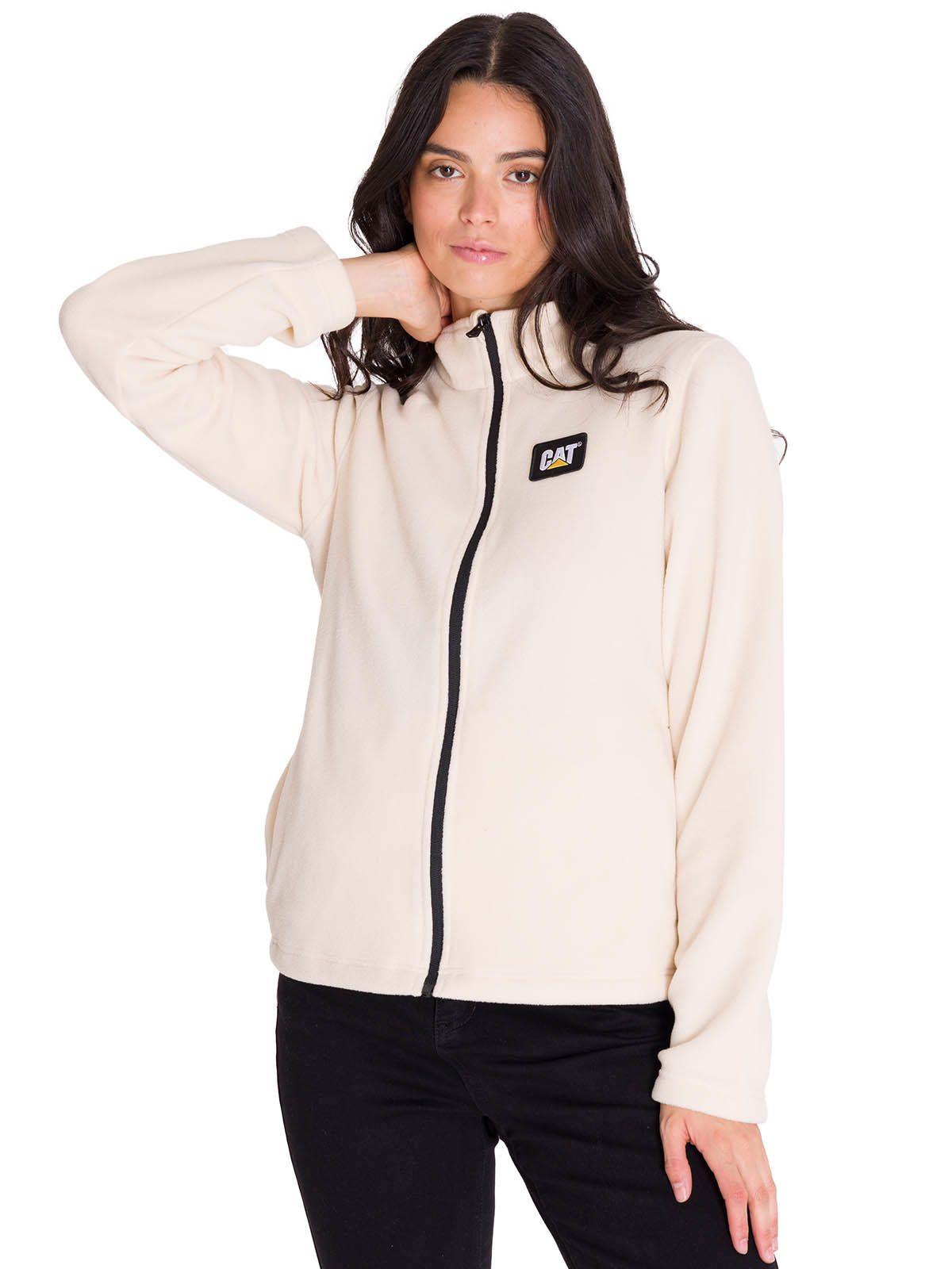 Polar Microfleece Full Zip Mujer Beige-0