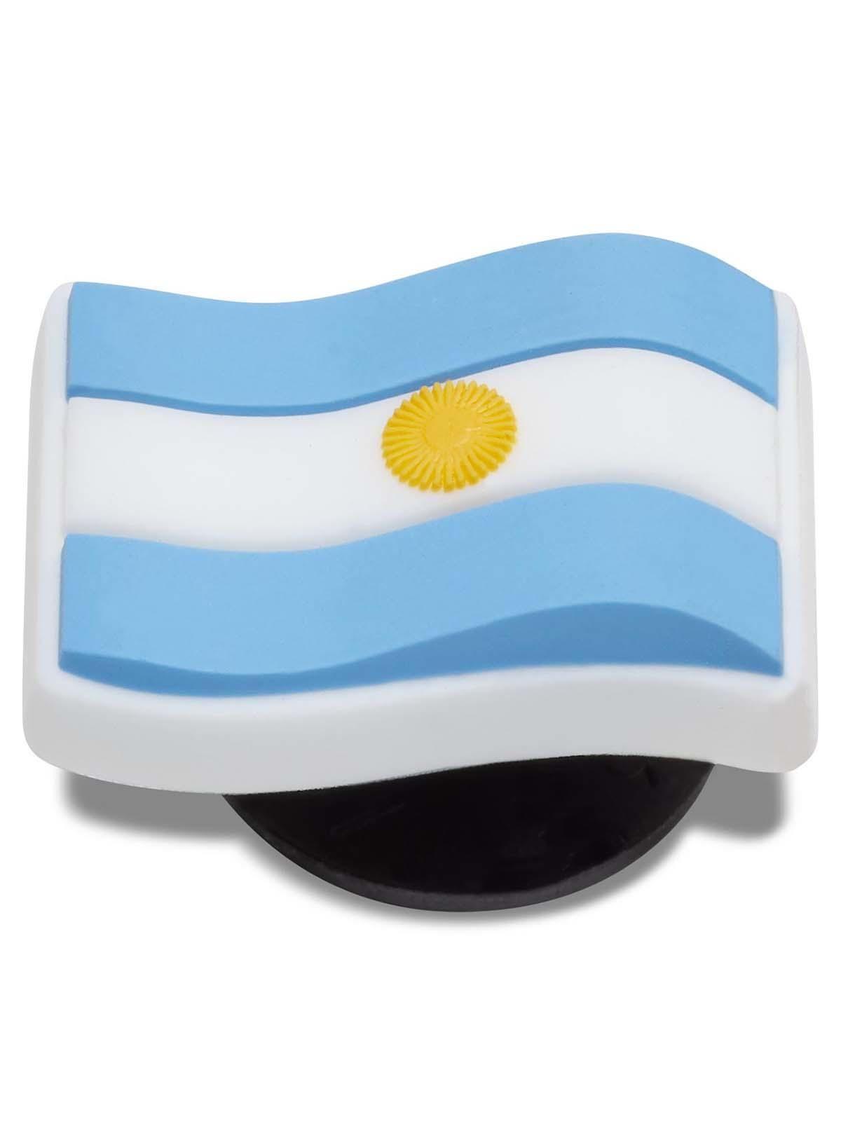 Jibbitz Crocs Bandera Argentina Blanco-2