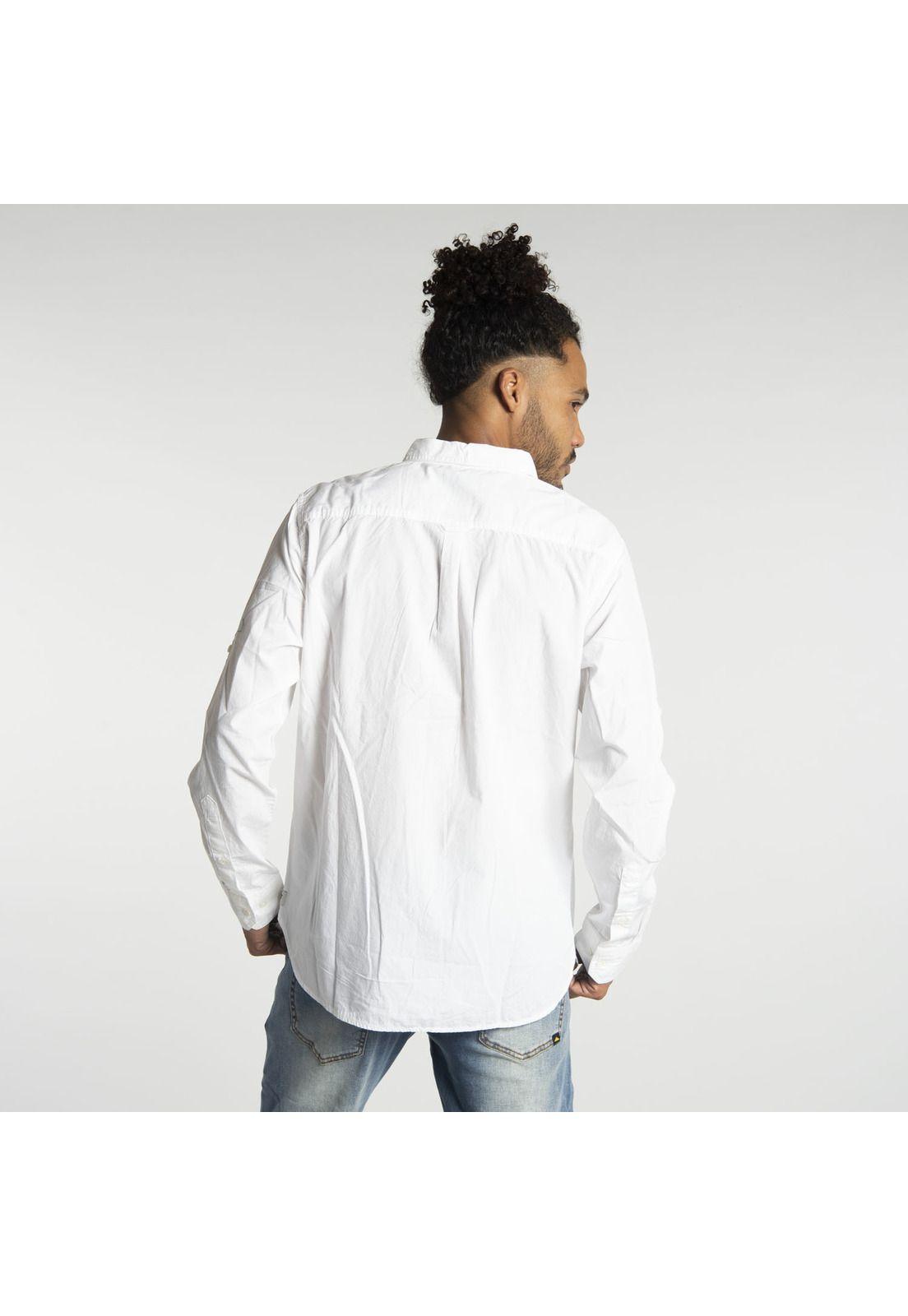 Camisa Hombre Foundation L/S Conve Blanco-2