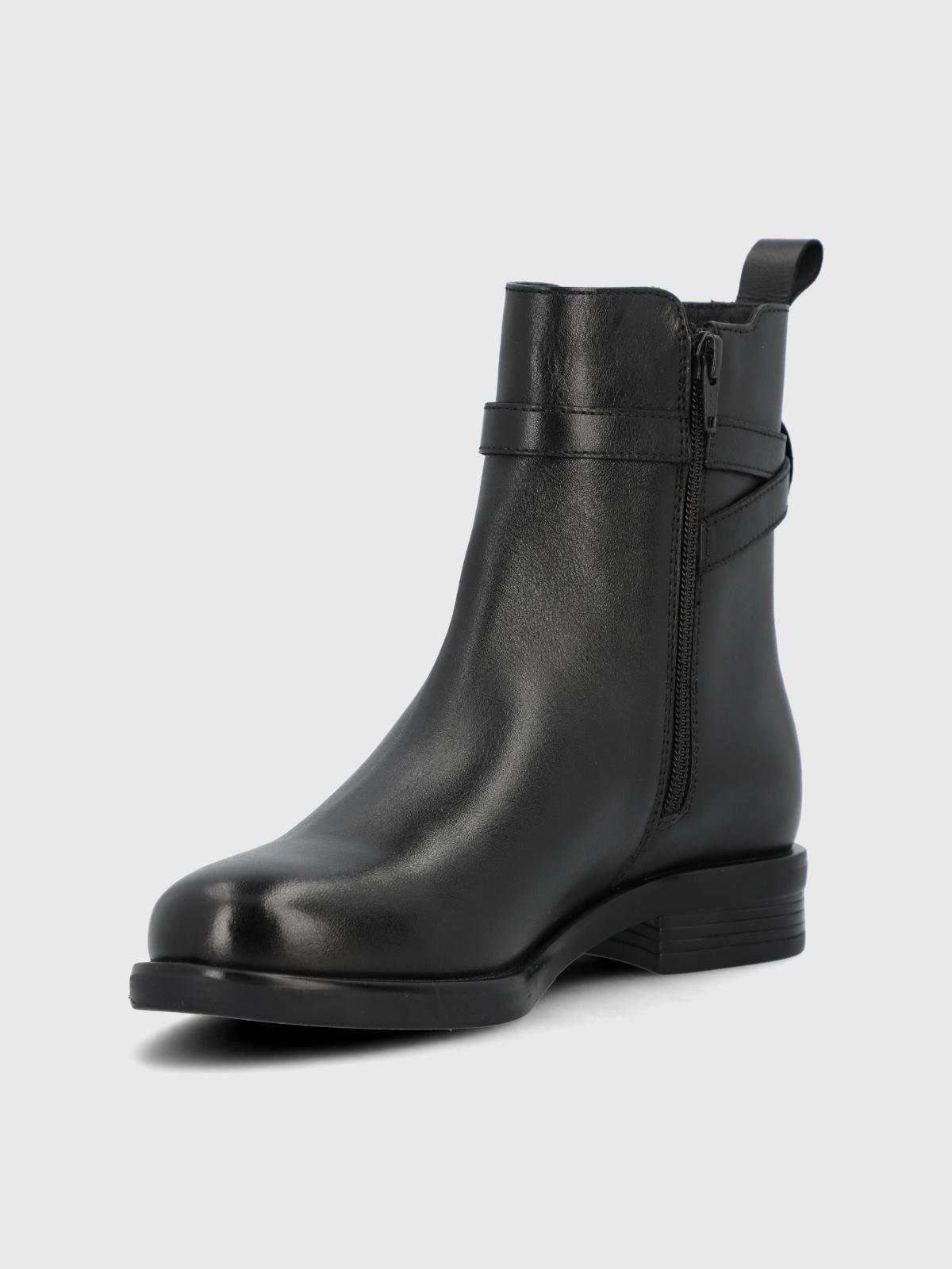 Botin Cuero Mujer Andresa Negro-5